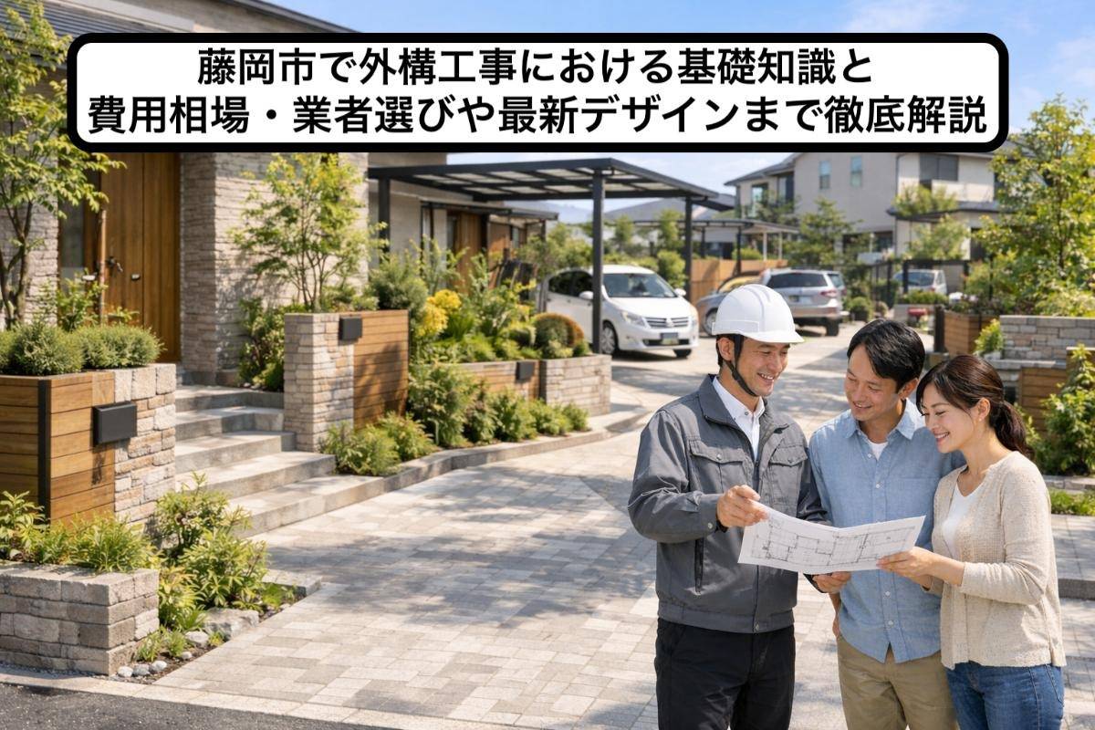 藤岡市で外構工事における基礎知識と費用相場・業者選びや最新デザインまで徹底解説