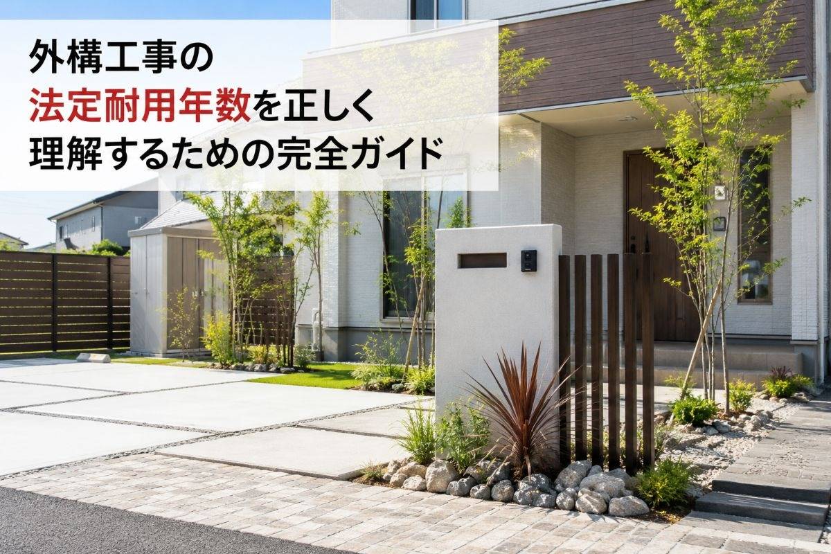 外構工事の法定耐用年数を正しく理解するための完全ガイド