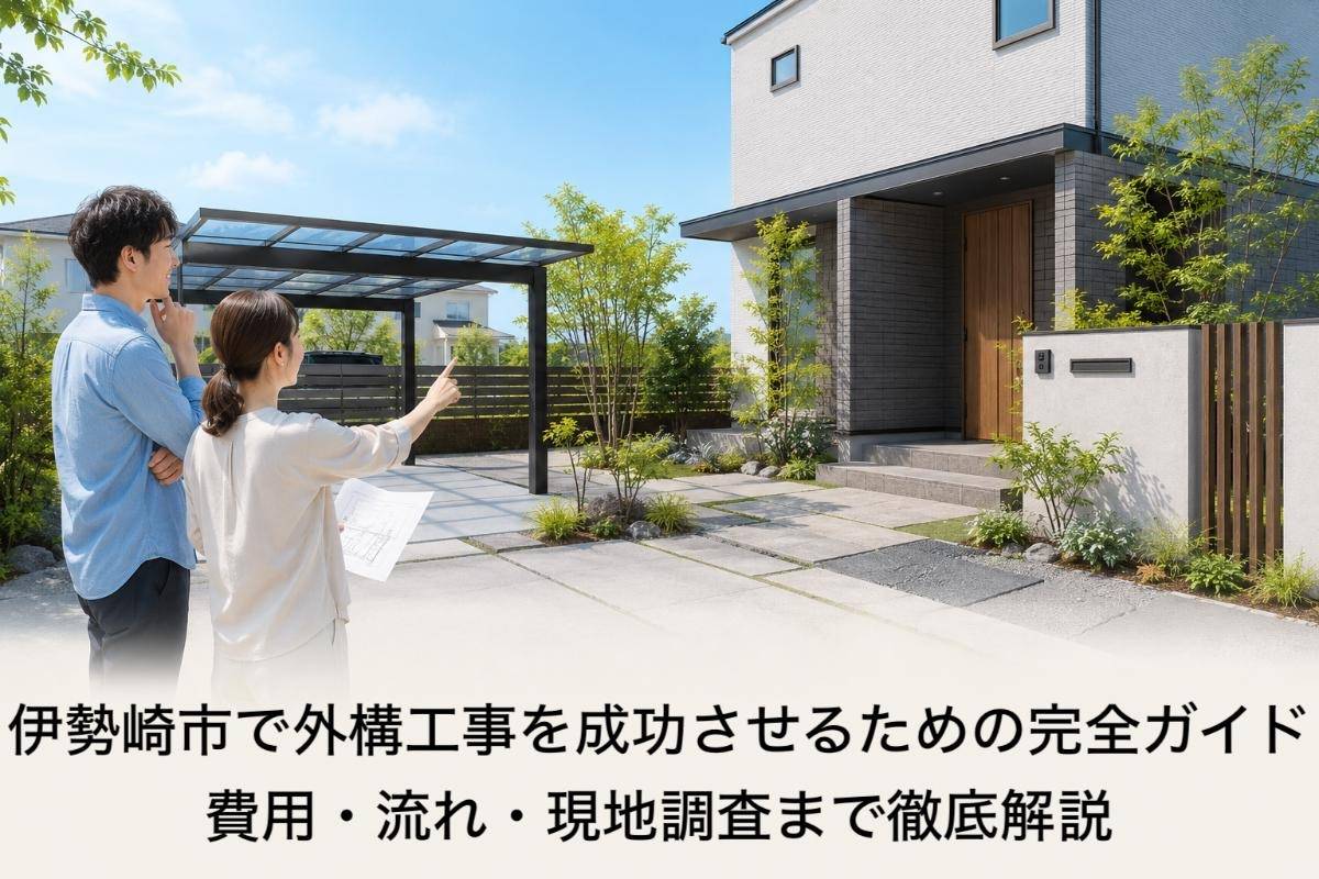 伊勢崎市で外構工事を成功させるための完全ガイド｜費用・流れ・現地調査まで徹底解説