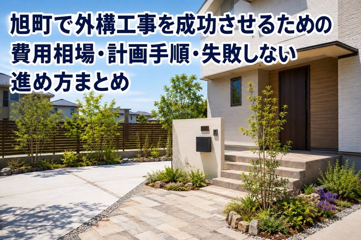 旭町で外構工事を成功させるための費用相場・計画手順・失敗しない進め方まとめ